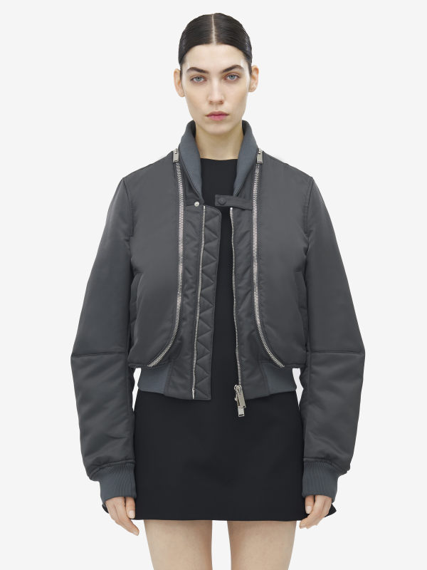 ALEXANDER MCQUEEN - Zip Detail Bomber Jacket - Item 826865QEAGO112